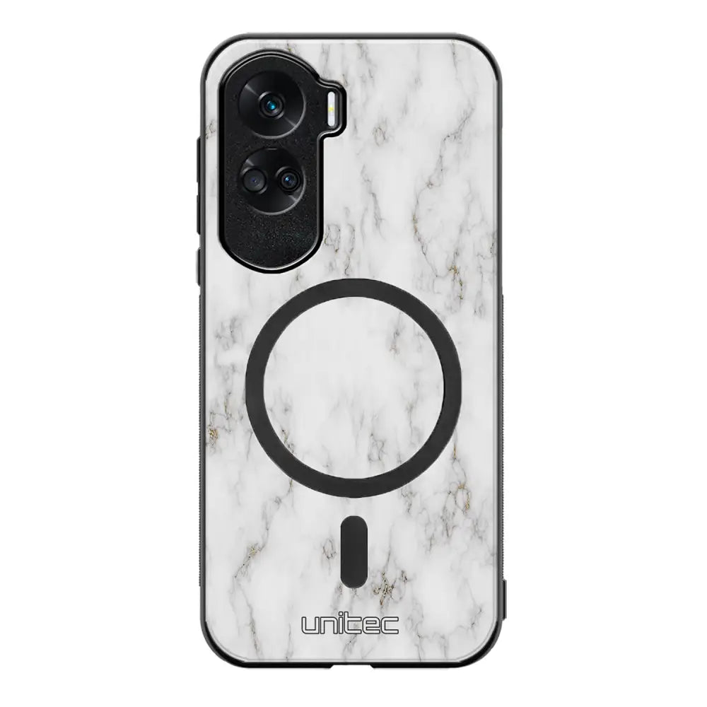 Honor 90 Lite marmori suojakuoret - White Marble
