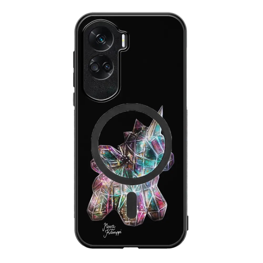 Honor 90 Lite unicorn suojakuoret - Musta - Noora Kämppi