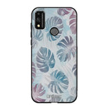 Honor 9X Lite kukka suojakuoret - Monstera Texture - Ei