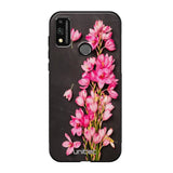 Honor 9X Lite kukka suojakuoret - Pink Flowers - Ei