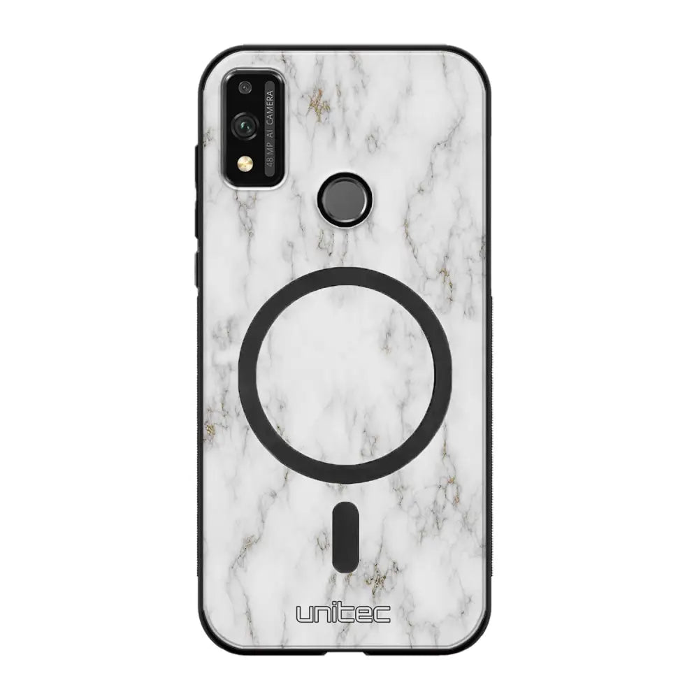 Honor 9X Lite marmori suojakuoret - White Marble