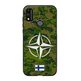 Honor 9X Lite nato suojakuoret - Camo Suomi - Ei