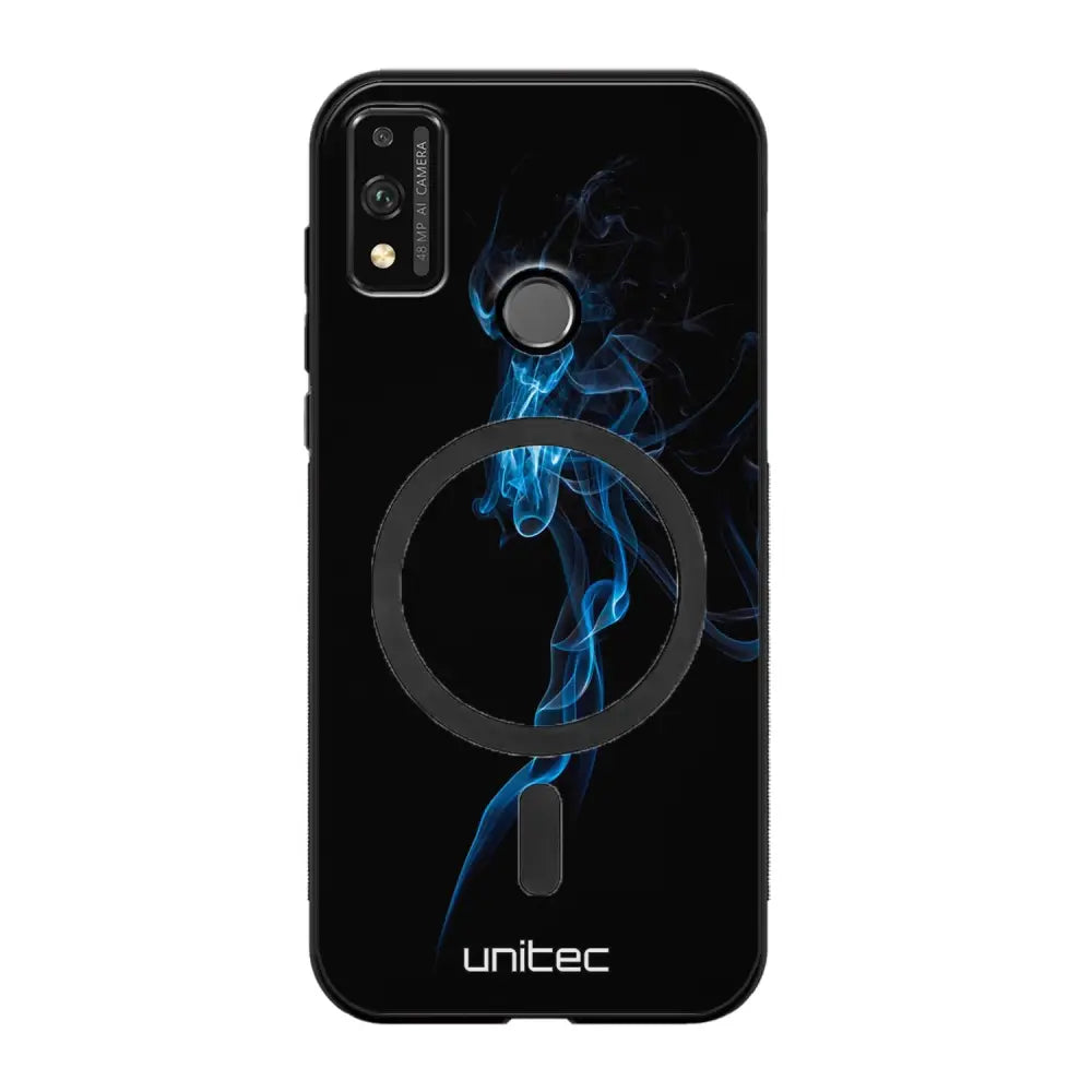 Honor 9X Lite suojakuoret - Blue Smoke On Black