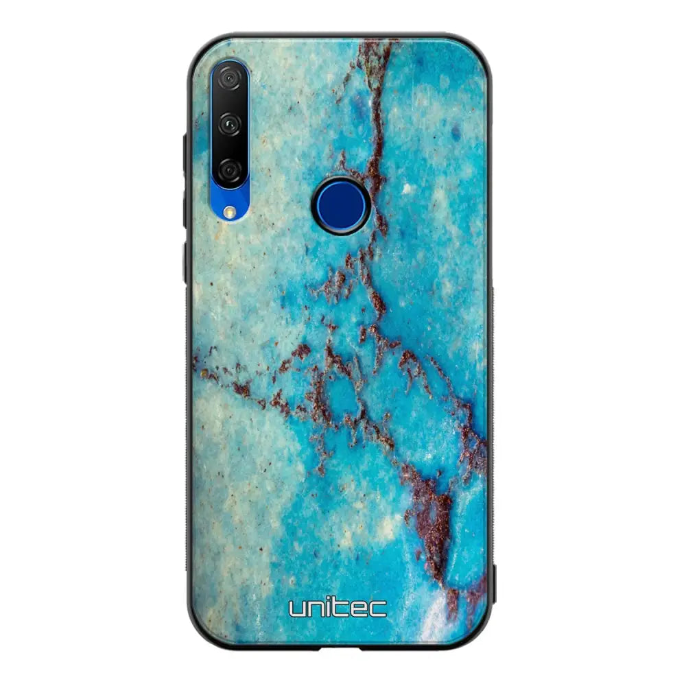 Honor 9X marmori suojakuoret - Turquoise Marble - Ei