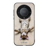Honor Magic 5 Lite kissa suojakuoret - Relaxing Cat - Ei