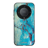 Honor Magic 5 Lite marmori suojakuoret - Turquoise Marble - Ei
