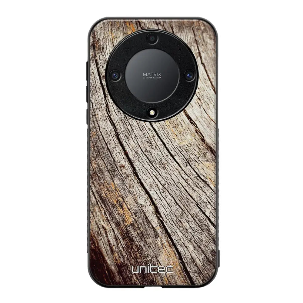 Honor Magic 5 Lite suojakuoret - Wooden Stump - Ei