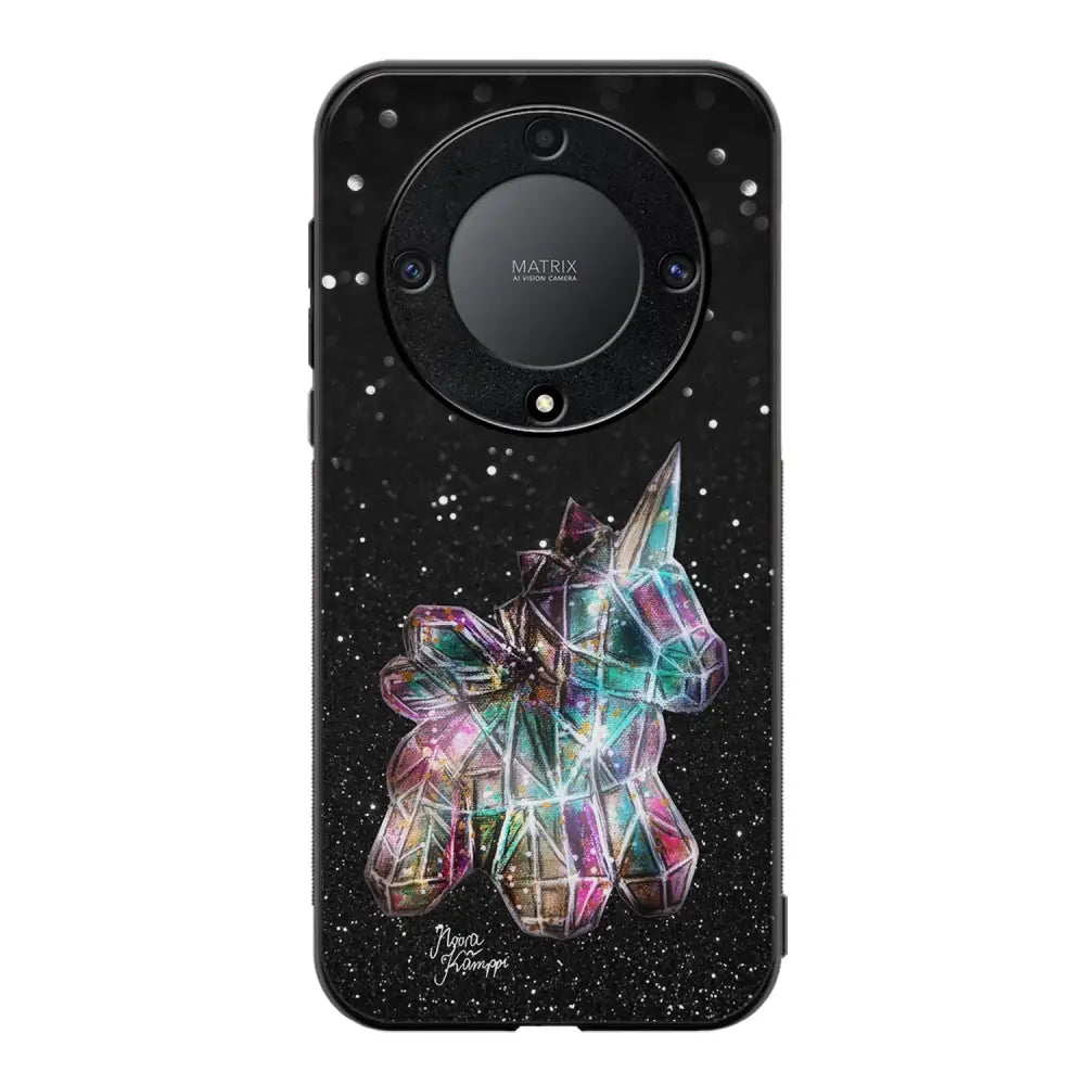 Honor Magic 5 Lite unicorn suojakuoret - Valkoinen - Noora Kämppi - Ei