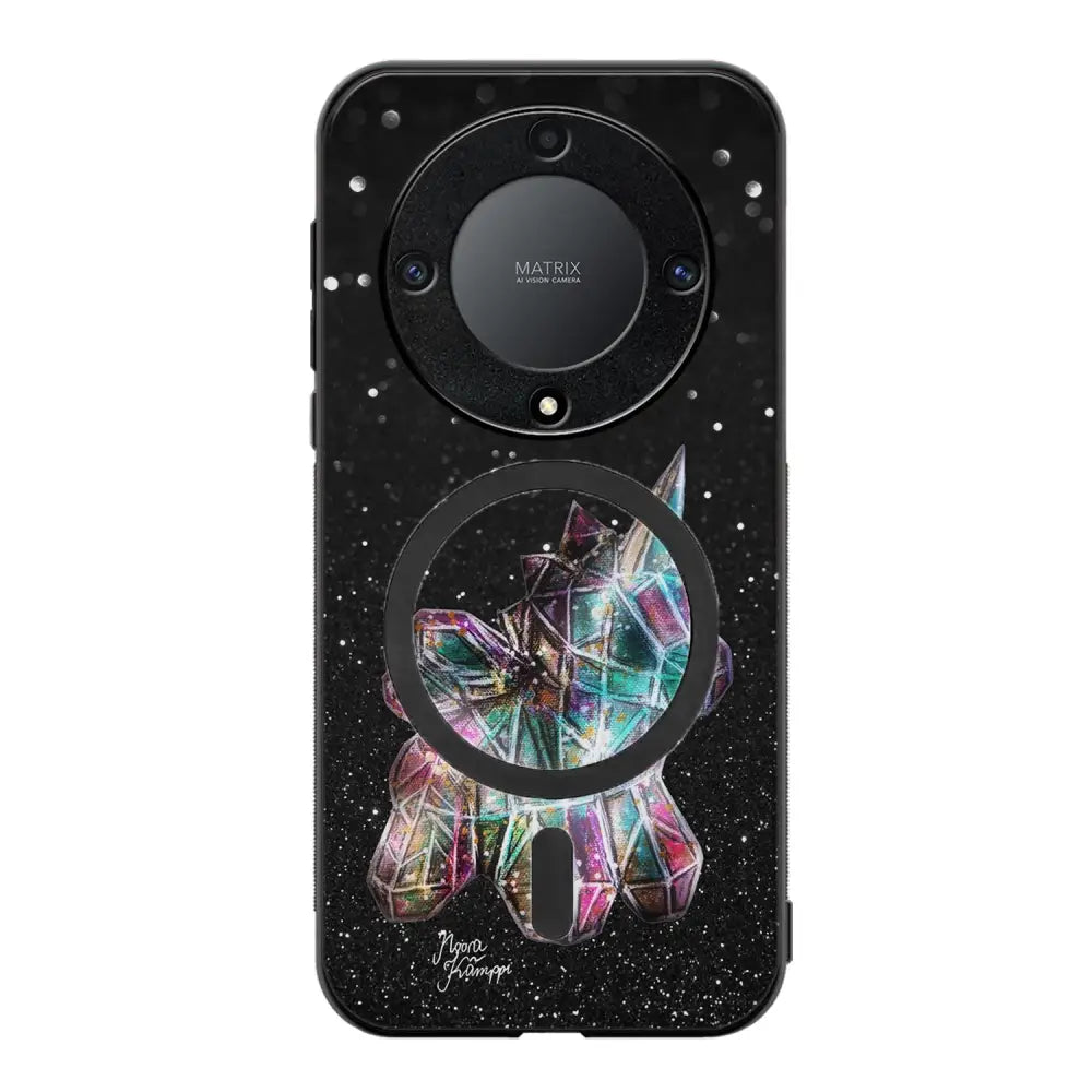 Honor Magic 5 Lite unicorn suojakuoret - Valkoinen - Noora Kämppi