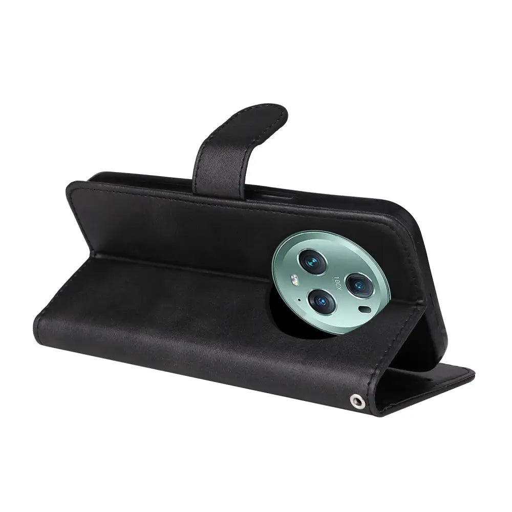 Honor Magic 5 Pro Lompakko Suojakuori – Musta