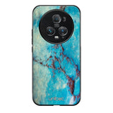 Honor Magic 5 Pro marmori suojakuoret - Turquoise Marble - Ei