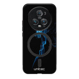 Honor Magic 5 Pro suojakuoret - Blue Smoke On Black