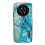 Honor Magic 6 Lite marmori suojakuoret - Turquoise Marble - Ei