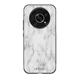 Honor Magic 6 Lite marmori suojakuoret - White Marble - Ei
