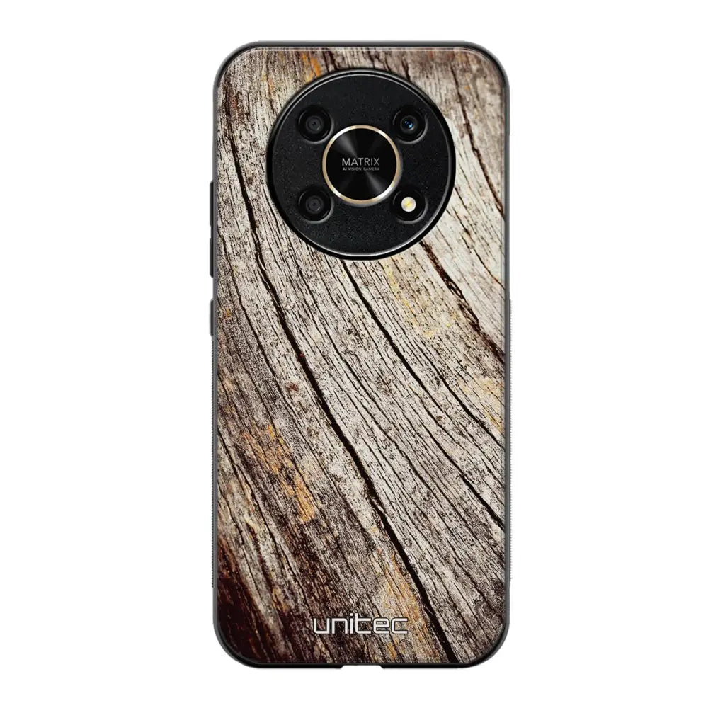 Honor Magic 6 Lite suojakuoret - Wooden Stump - Ei