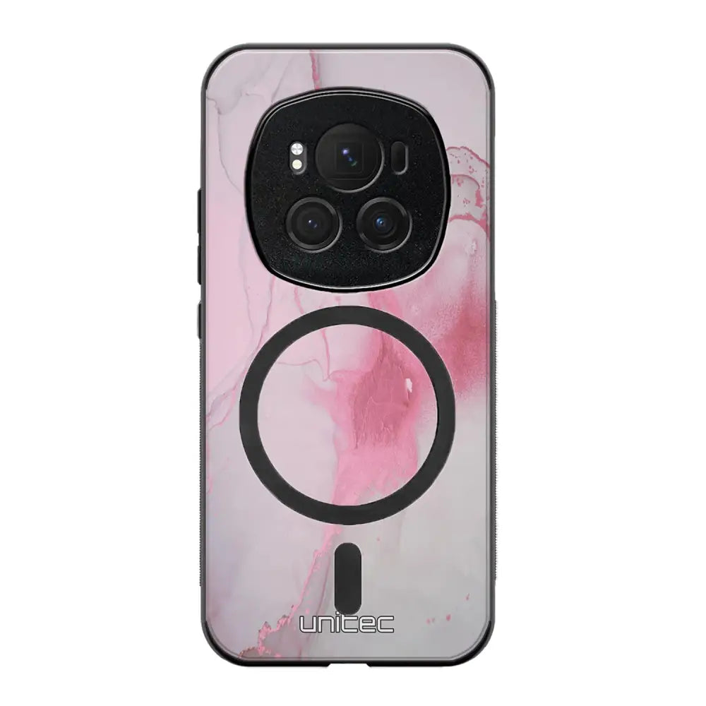Honor Magic 6 Pro marmori suojakuoret - Pink Pok Rie
