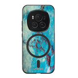 Honor Magic 6 Pro marmori suojakuoret - Turquoise Marble