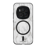 Honor Magic 6 Pro marmori suojakuoret - White Marble