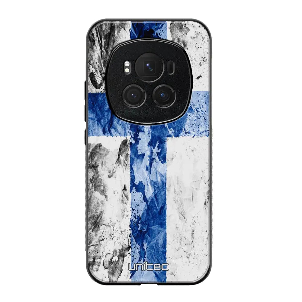 Honor Magic 6 Pro suojakuoret - Painted Finnish Flag - Ei