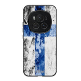 Honor Magic 6 Pro suojakuoret - Painted Finnish Flag - Ei