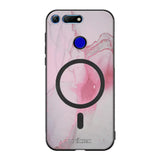 Honor View 20 marmori suojakuoret - Pink Pok Rie