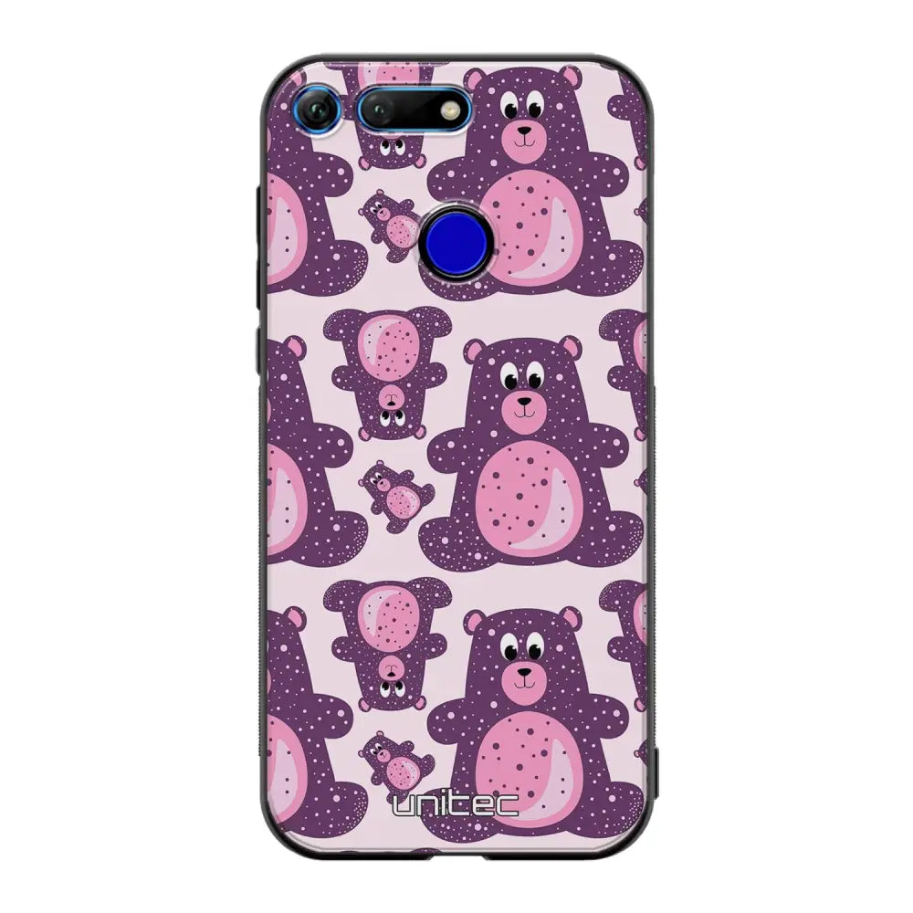 Honor View 20 suojakuoret - Purple Teddy Bear - Ei