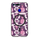 Honor View 20 suojakuoret - Purple Teddy Bear