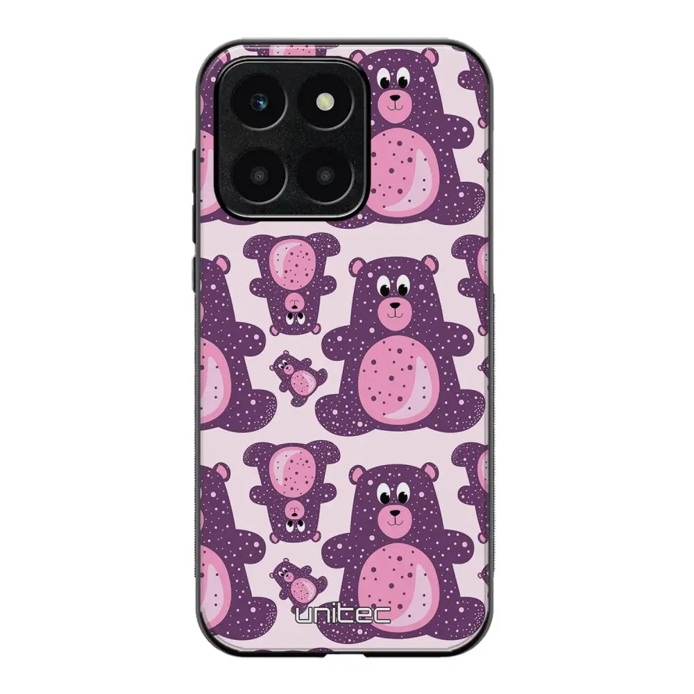 Honor X6a suojakuoret - Purple Teddy Bear - Ei