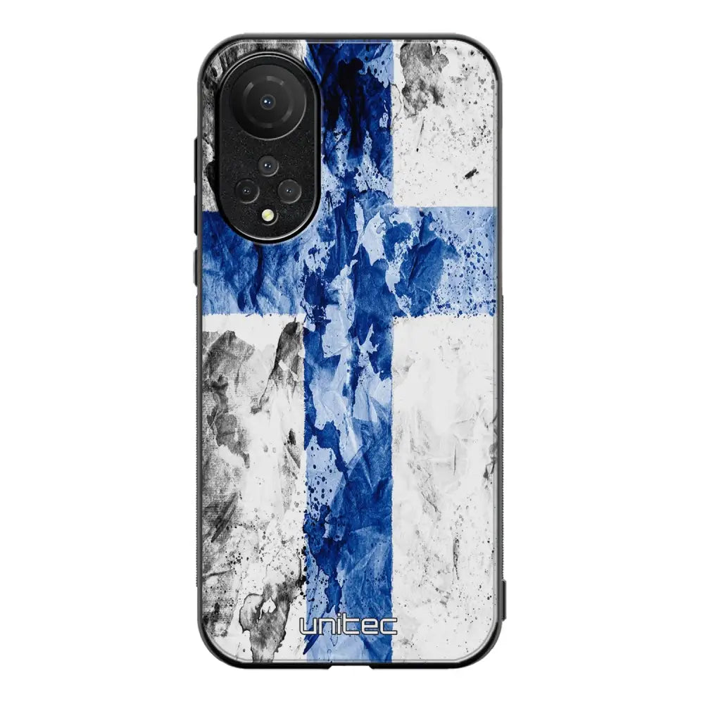 Honor X7 suojakuoret - Painted Finnish Flag - Ei