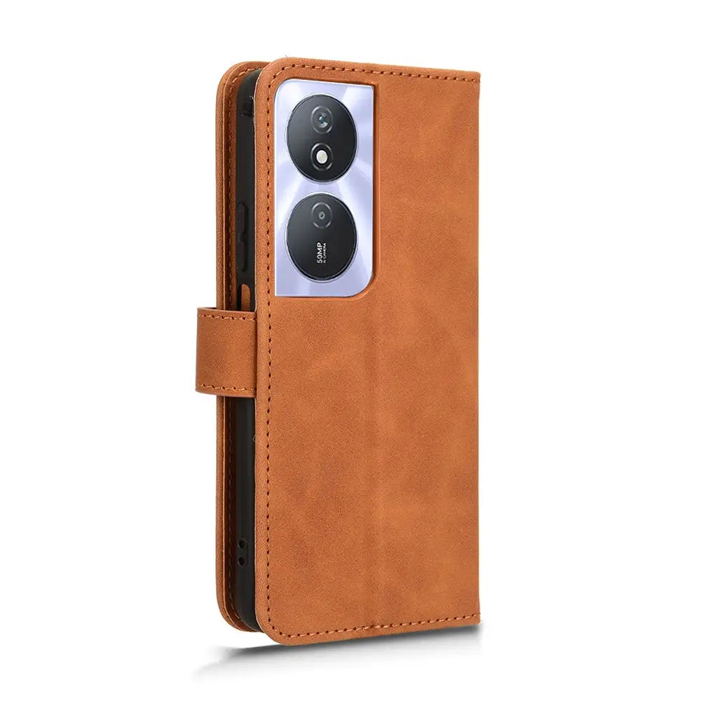 Honor X7b / 90 Smart 5G Lompakko Suojakotelo Ruskea