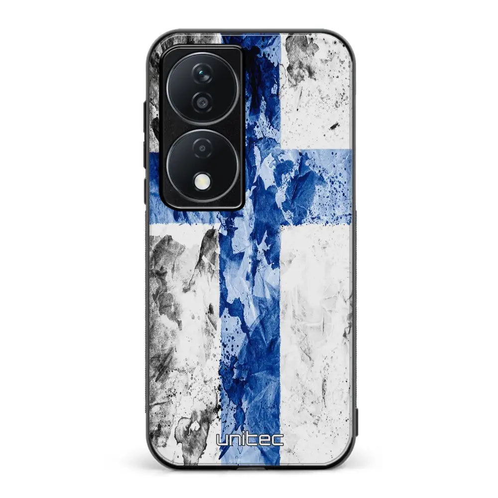 Honor X7b suojakuoret - Painted Finnish Flag - Ei