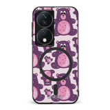 Honor X7b suojakuoret - Purple Teddy Bear