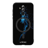 Huawei Mate 20 Lite suojakuoret - Blue Smoke On Black
