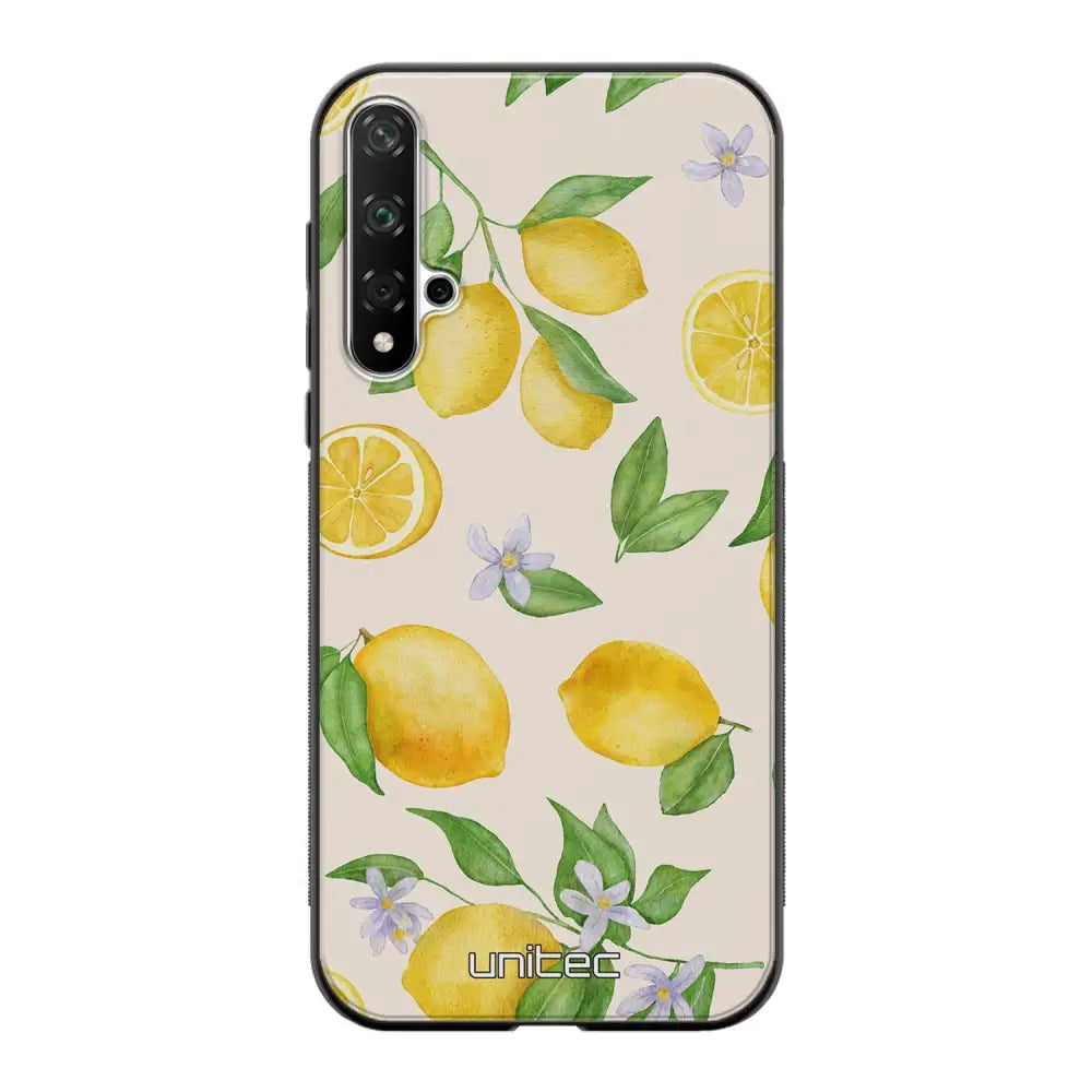 Huawei Nova 5T hedelmä suojakuoret - Lemon - Ei