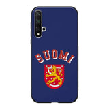 Huawei Nova 5T jääkiekko suojakuoret - Leijonat Suomi - Ei