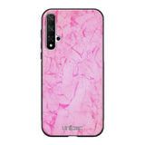 Huawei Nova 5T marmori suojakuoret - Light Pink Marble - Ei