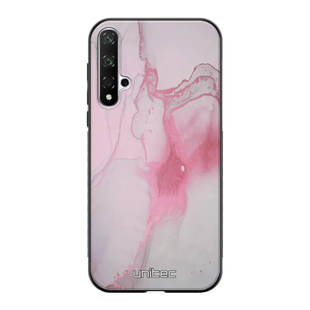 Huawei Nova 5T marmori suojakuoret - Pink Pok Rie - Ei