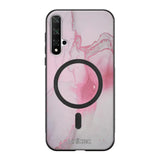 Huawei Nova 5T marmori suojakuoret - Pink Pok Rie