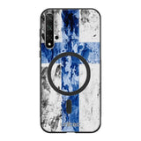 Huawei Nova 5T suojakuoret - Painted Finnish Flag