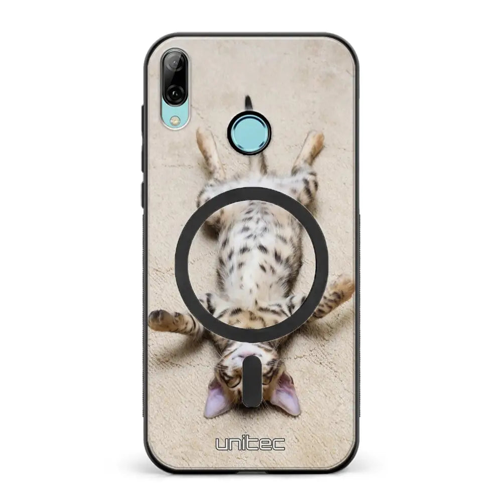 Huawei P Smart 2019 kissa suojakuoret - Relaxing Cat