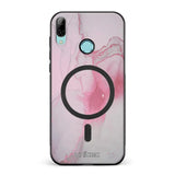Huawei P Smart 2019 marmori suojakuoret - Pink Pok Rie