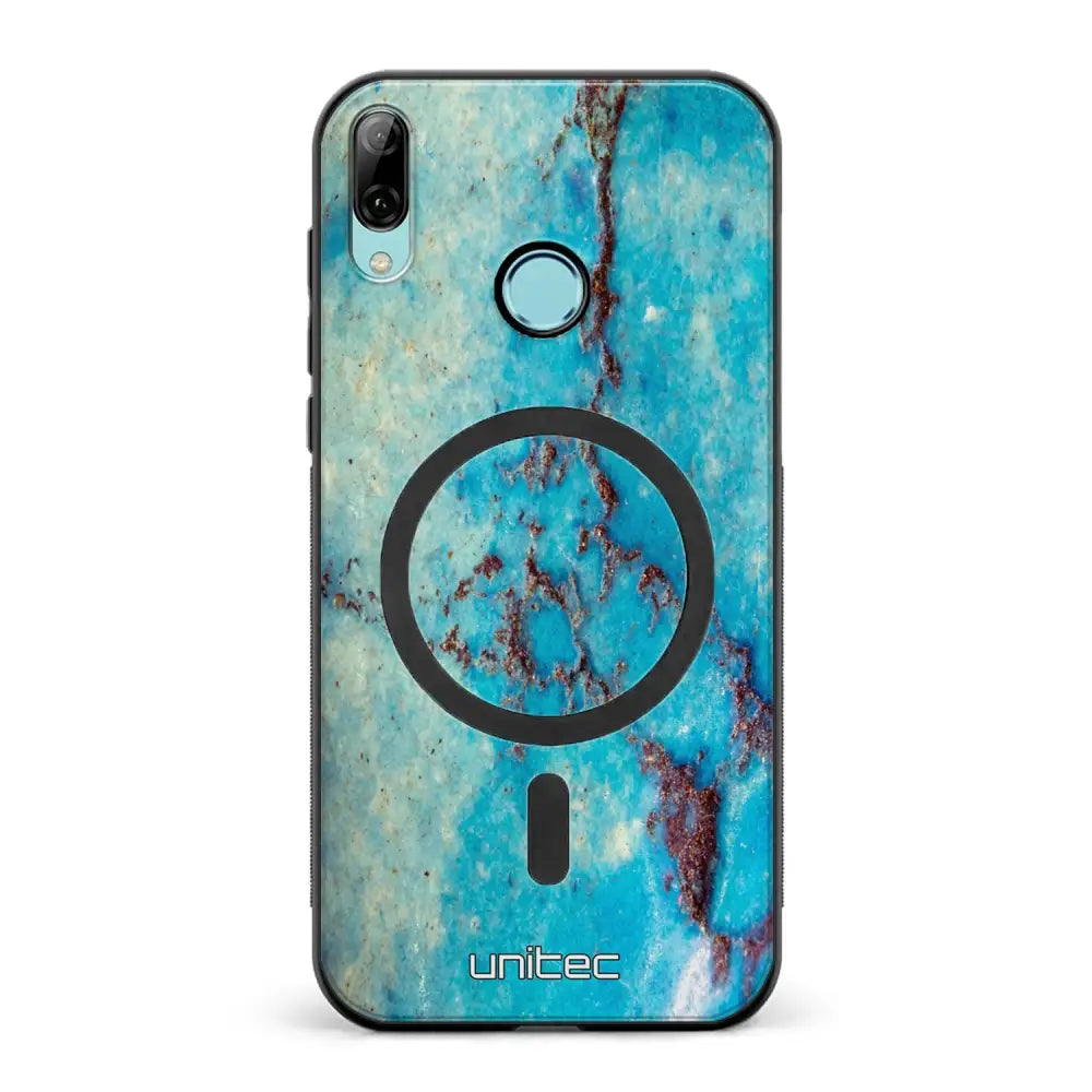 Huawei P Smart 2019 marmori suojakuoret - Turquoise Marble