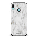 Huawei P Smart 2019 marmori suojakuoret - White Marble - Ei