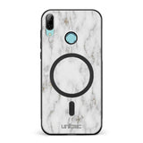Huawei P Smart 2019 marmori suojakuoret - White Marble