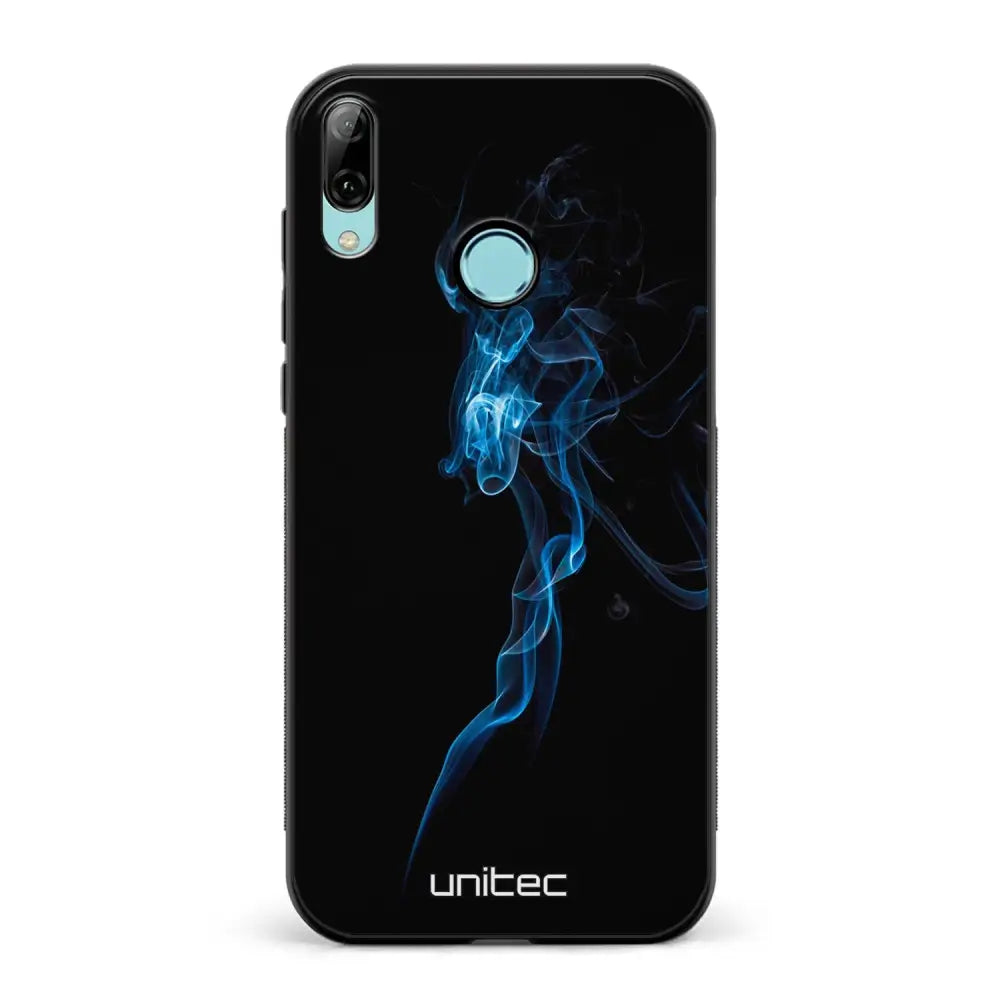 Huawei P Smart 2019 suojakuoret - Blue Smoke On Black - Ei