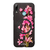 Huawei P Smart Z kukka suojakuoret - Pink Flowers