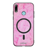 Huawei P Smart Z marmori suojakuoret - Light Pink Marble
