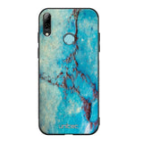 Huawei P Smart Z marmori suojakuoret - Turquoise Marble - Ei