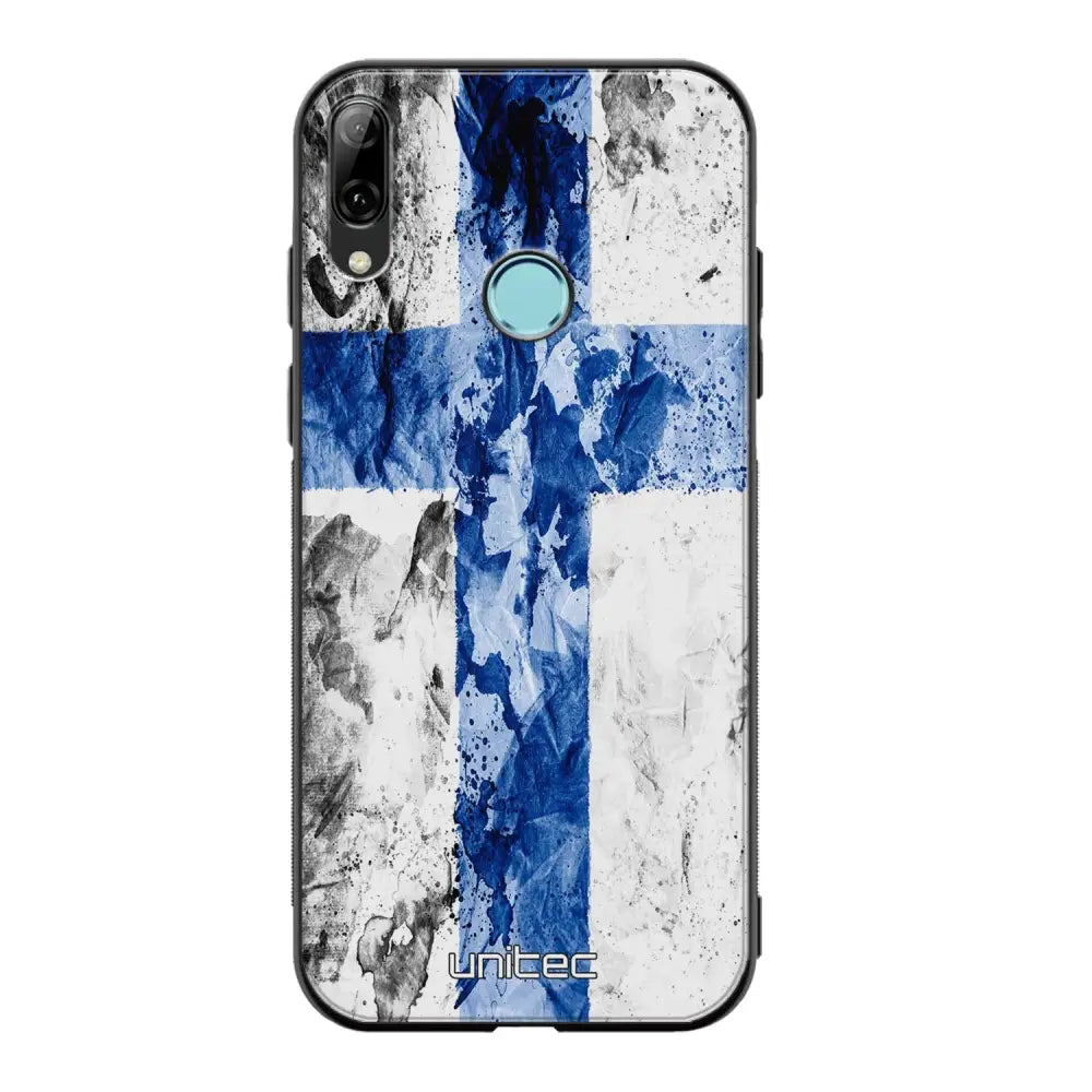 Huawei P Smart Z suojakuoret - Painted Finnish Flag - Ei