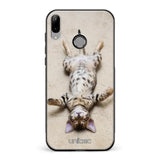 Huawei P20 Lite kissa suojakuoret - Relaxing Cat - Ei
